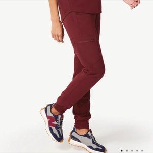 FIGS Zamora XS/R Burgandy Pant